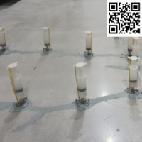 HANDLING CRACKS ON CONCRETE FLOORS USING CYLINDER