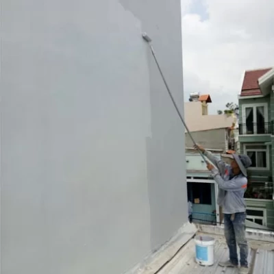 Waterproofing house walls