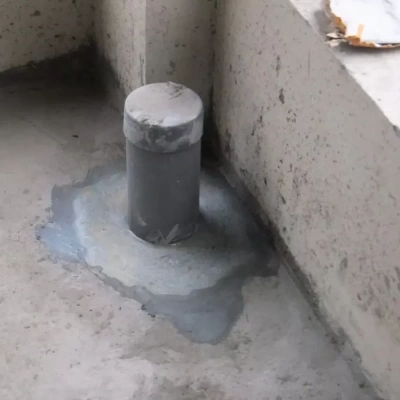 6. Waterproofing the pipe neck