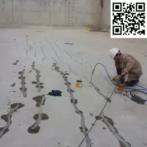 TREATMENT OF CONCRETE CRACKS USING HIGH PRESSURE PUMPING