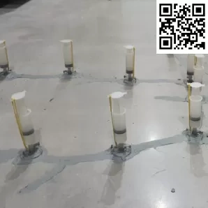 HANDLING CRACKS ON CONCRETE FLOORS USING CYLINDER